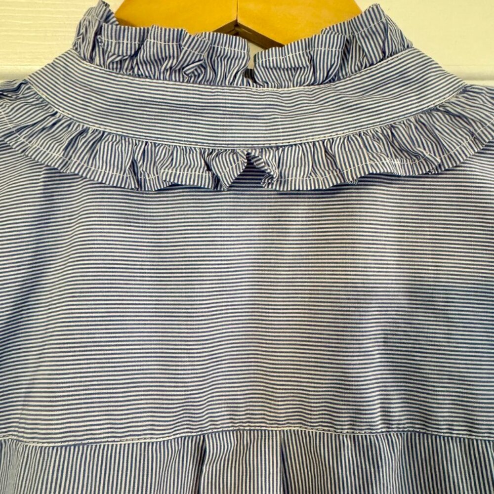 JCrew Ruffleneck Shirt - Picture 5 of 5